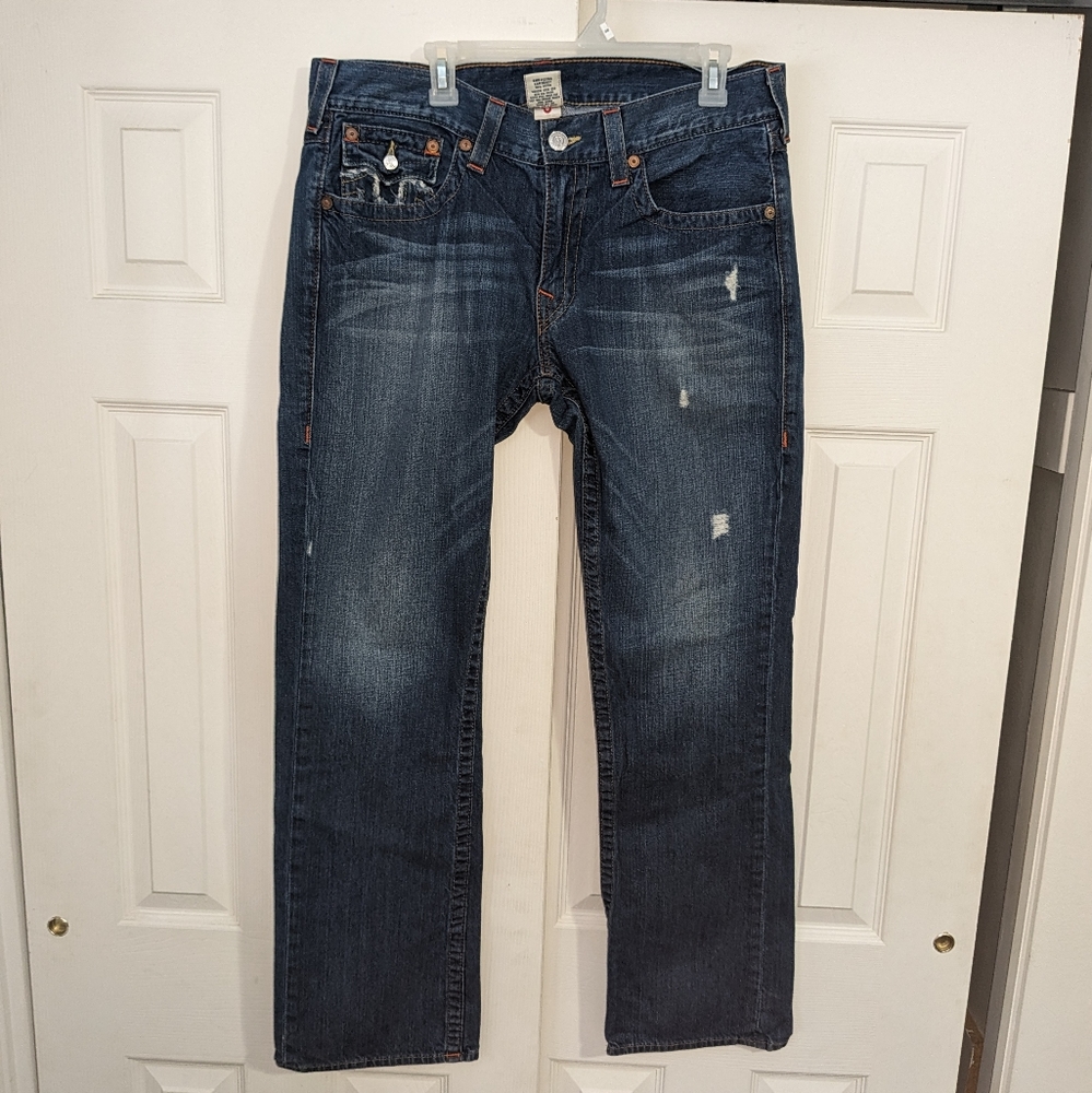 True Religion Straight-Leg Jeans - Size 36